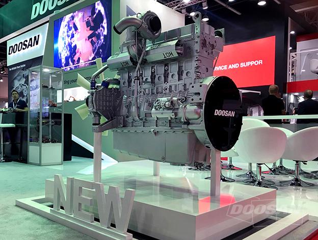 Doosan Infracore: 尖端电喷式发动机“DX12”首次亮相中东
